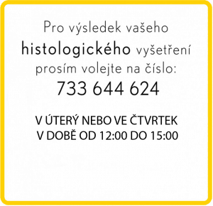 Telefon na výsledky histologie
