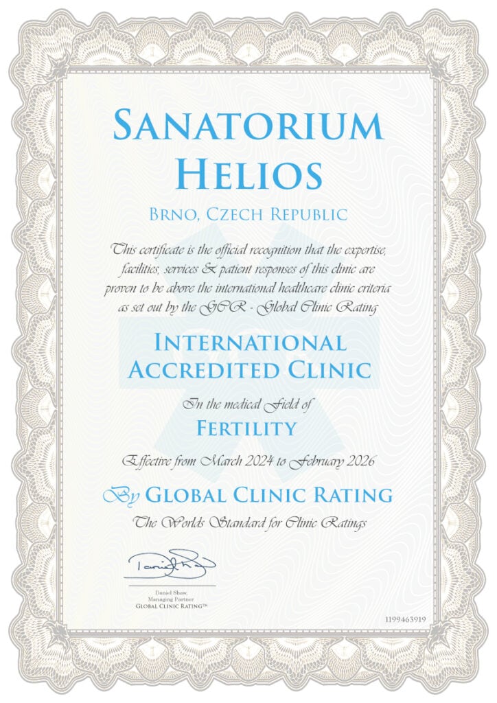 Patříme mezi TOP 5 IVF centra 1 - Sanatorium Helios CZ