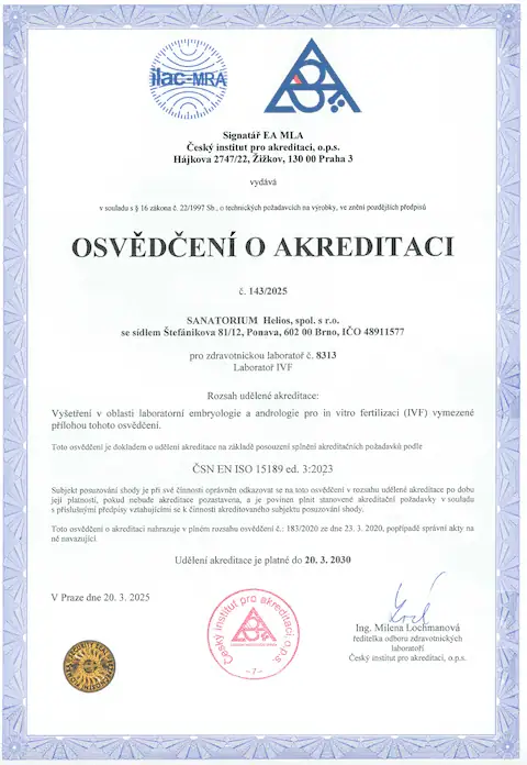 Certifikace a akreditace 2 - Sanatorium Helios CZ Certifikace a akreditace 1 - Sanatorium Helios CZ