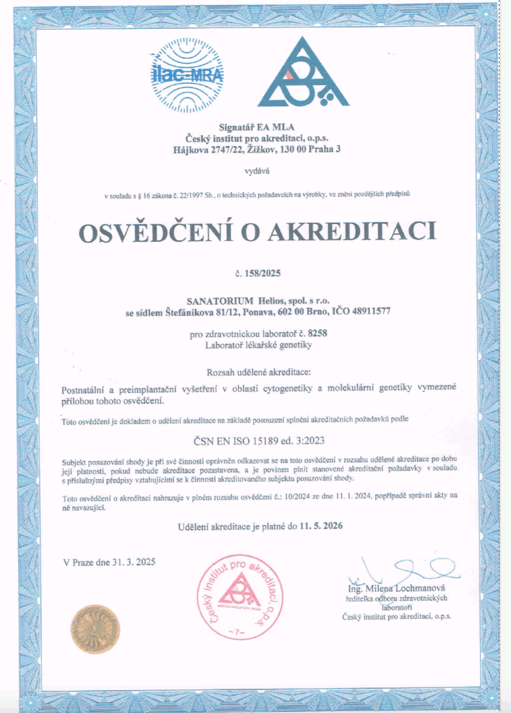Laboratoř lékařské genetiky 2 - Sanatorium Helios CZ Laboratoř lékařské genetiky 1 - Sanatorium Helios CZ