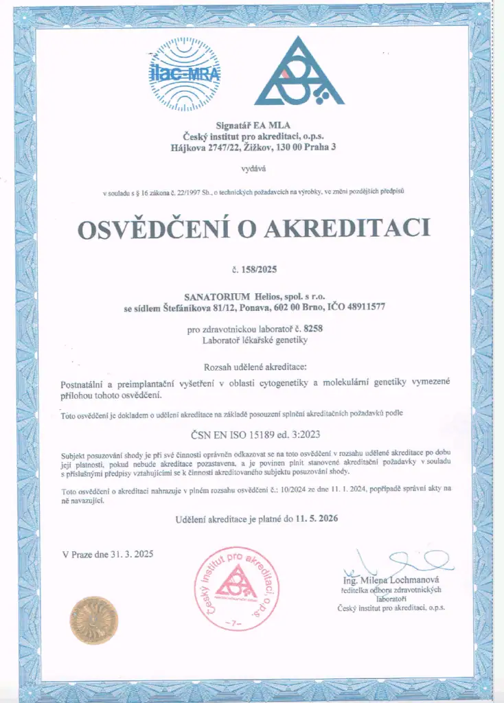 Laboratoř lékařské genetiky 2 - Sanatorium Helios CZ Laboratoř lékařské genetiky 1 - Sanatorium Helios CZ